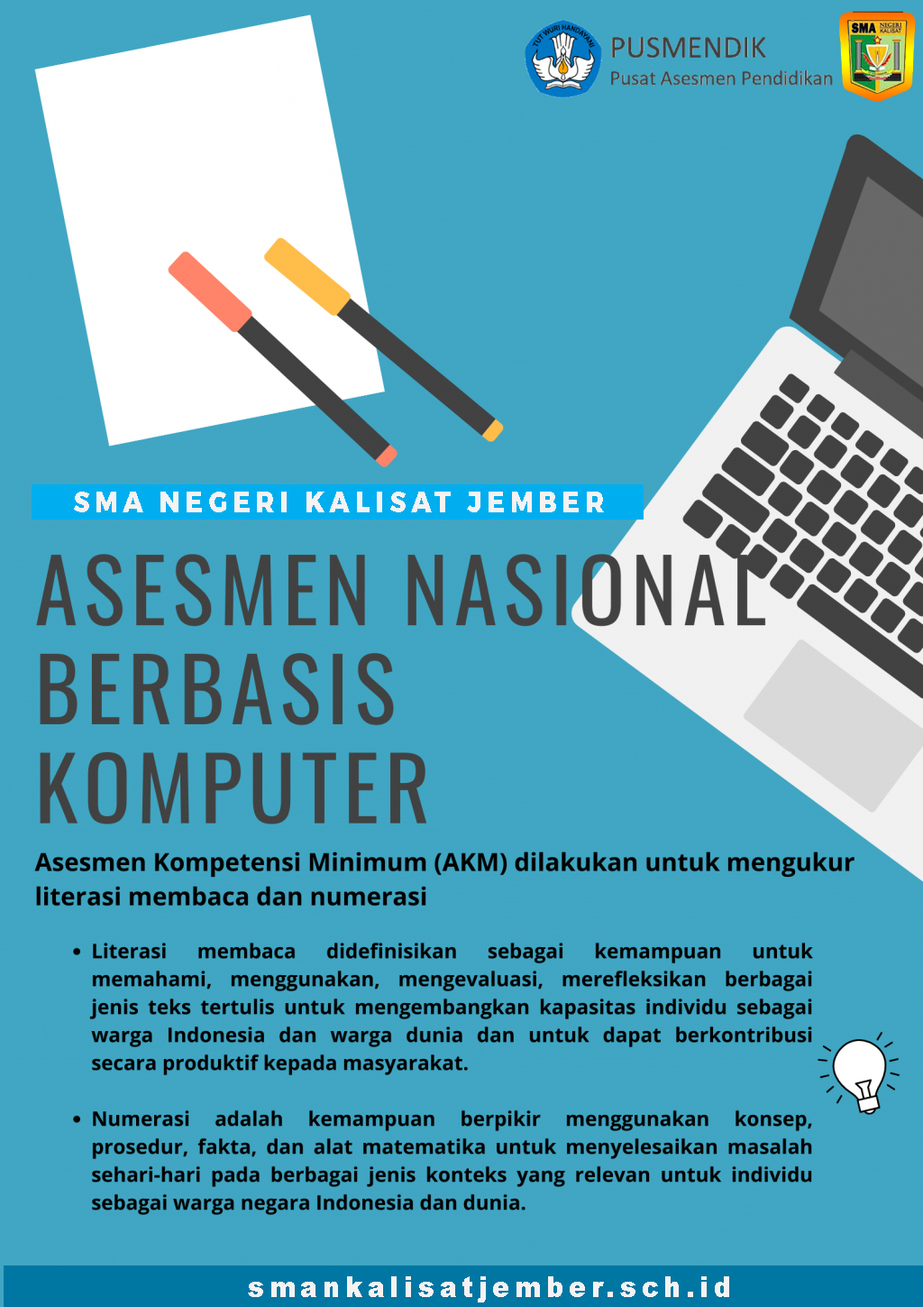 Pelaksanaan ANBK (Asesmen Nasional Berbasis Komputer) - SMA Negeri ...